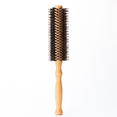 Long Handle Wooden Hair Brush For Curly Hair Ergonomic Design