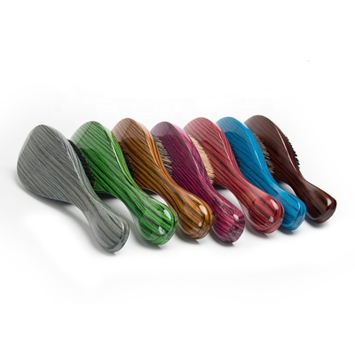 Custom Logo Boar Bristle 360 Wave Brush for Hair Beauty Care
