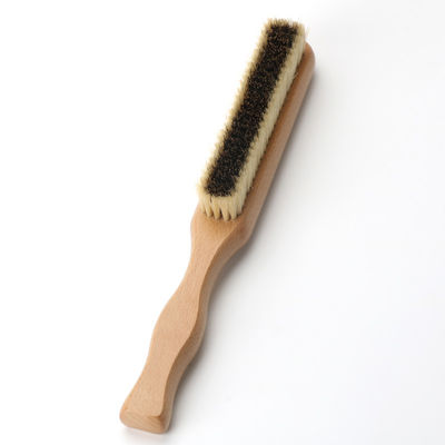 Beechwood Boar Bristle Wooden Scrub Brush With Long Handle  Lightweight
