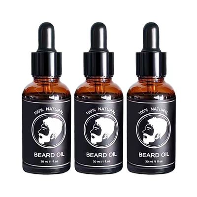 Customize Logo Private Label Natural Beard Oil 30ml Deep Cleansing