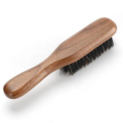 Boar Bristle Beard Brush Comb Set Black Color Wood Material for Men Beard Hair Grooming