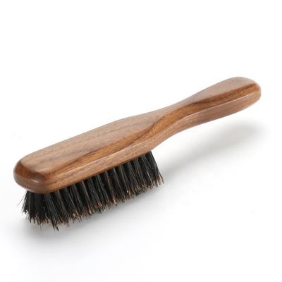 Boar Bristle Beard Brush Comb Set Black Color Wood Material for Men Beard Hair Grooming