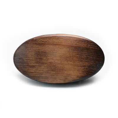 Abeis Retro Wooden Beard Brush Natural Bristle Beard Brush Oval Style
