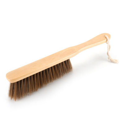 Customized Packaging Natural Wooden Handle Cleaning Brush Straight Shank For Household