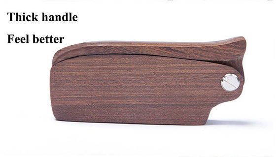 Black Walnut Handle Folding Wood Comb Beard Folding Comb 18.5*3.6cm