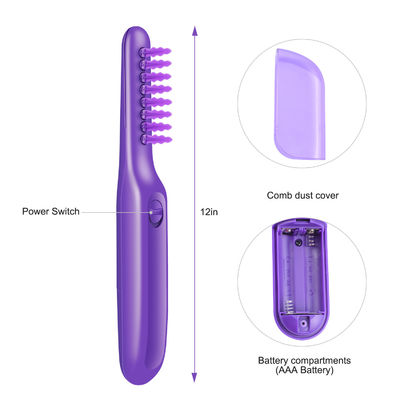 Hassle Free Hair Care Brush With Electric Detangling Brush And Horn Handle