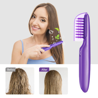 Hassle Free Hair Care Brush With Electric Detangling Brush And Horn Handle