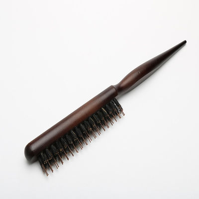 Customer Logo Wooden Teasing Back Salon Hair Brush Comb Hairdressing Styling Tools