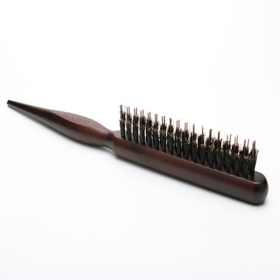 Customer Logo Wooden Teasing Back Salon Hair Brush Comb Hairdressing Styling Tools