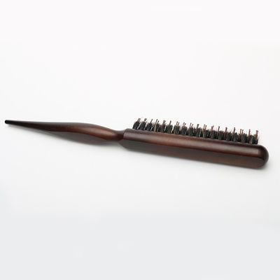 Customer Logo Wooden Teasing Back Salon Hair Brush Comb Hairdressing Styling Tools