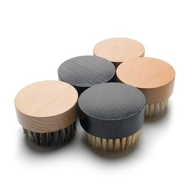 Customized Boar Bristle Beard Brush Round Men Moustache Brush Durable