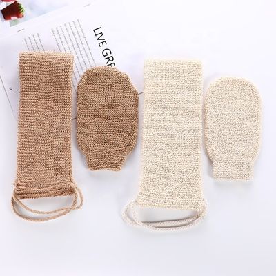Custom Loofah Bath Brush Exfoliating Body Brush Glove Sisal Sponge