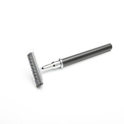 Custom Men Hair Whisker Brush Metal Stand Razor Holder Barber Beard Brush Shaving Set