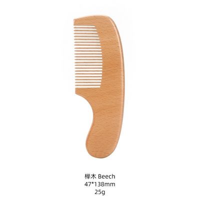 Natural Pear Wooden Hair Comb Hair Care Tools Double Sided Home Use