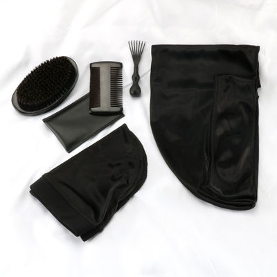 Beard Care Set Kit Wooden Bearded Brush Comb Five-piece Beard Grooming Kit for Men