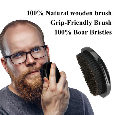 Beard Care Set Kit Wooden Bearded Brush Comb Five-piece Beard Grooming Kit for Men