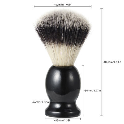 Wood Handle Badger Hair Beard Brush Synthetic Badger Bristle Shaving Brush