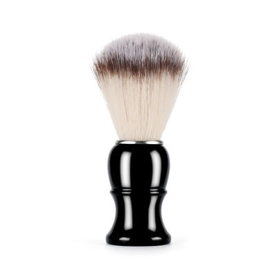 Abeis Travel Shaving Brush White Nylon Hair And ABS Handle Beard Soap Brush