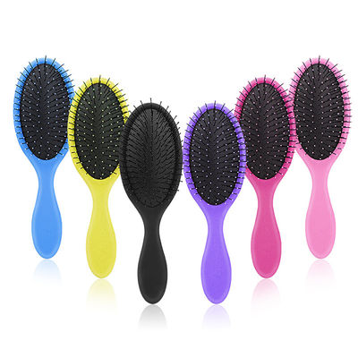 Plastic Handle Hair Paddle Brush Wet And Dry Message Detangling Hair Brush