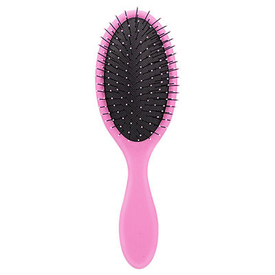 Plastic Handle Hair Paddle Brush Wet And Dry Message Detangling Hair Brush