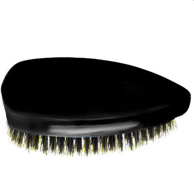OEM Wild Boar Bristle 360 Wave Brush Wood Handle For Men Soft Medium Hard Design