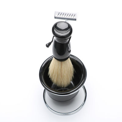 Convenient Beard Shaving Tools Set Soft Brush Razor Holder Common Comb And Stand