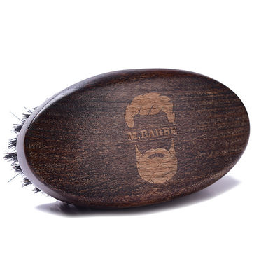 Abeis Wood Large Boar Bristle Shaving Brush for Thick Beard Black Walnut Wood Handle