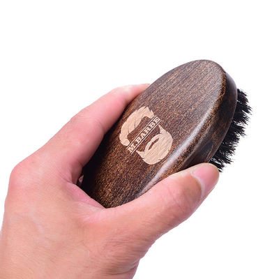 Abeis Wood Large Boar Bristle Shaving Brush for Thick Beard Black Walnut Wood Handle
