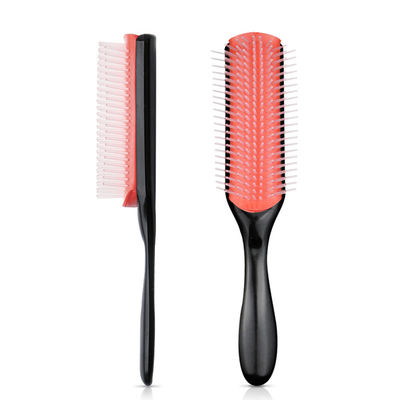 Nine Rows Removable Plastic Hair Comb Hair Massage Brush Customized Logo