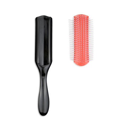 Nine Rows Removable Plastic Hair Comb Hair Massage Brush Customized Logo