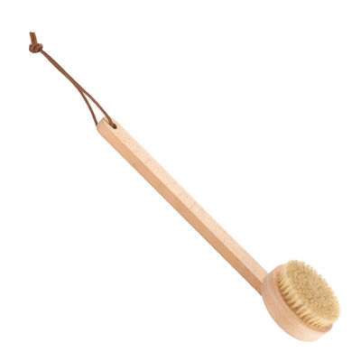 Body Brush Vegan Round Natural Skin Dry Massage Shower Brush for Spa