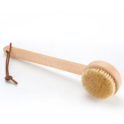 Body Brush Vegan Round Natural Skin Dry Massage Shower Brush for Spa