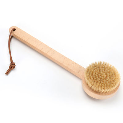 Body Brush Vegan Round Natural Skin Dry Massage Shower Brush for Spa
