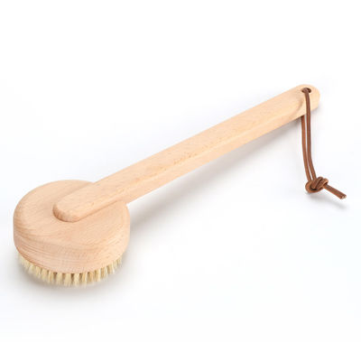 Body Brush Vegan Round Natural Skin Dry Massage Shower Brush for Spa