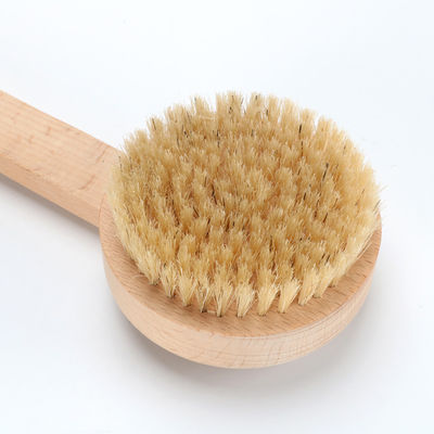 Body Brush Vegan Round Natural Skin Dry Massage Shower Brush for Spa
