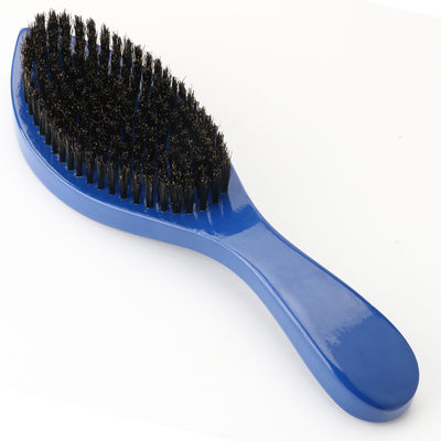 Long Handle Curved Boar Bristle Brush Hair Care Wash And Style Wave Brush