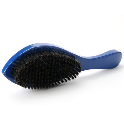 Long Handle Curved Boar Bristle Brush Hair Care Wash And Style Wave Brush
