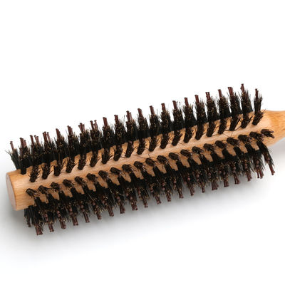Long Handle Wooden Hair Brush For Curly Hair Ergonomic Design
