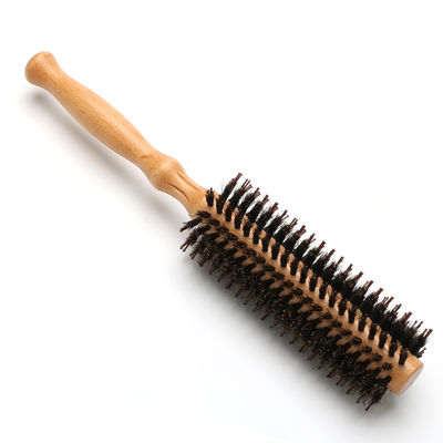 Long Handle Wooden Hair Brush For Curly Hair Ergonomic Design