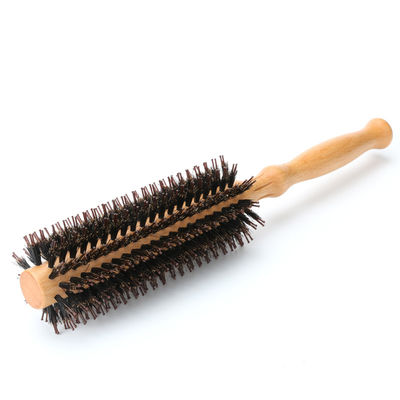 Long Handle Wooden Hair Brush For Curly Hair Ergonomic Design