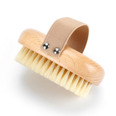 Massage Wet Bath Shower Brush Organic Vegan Sisal Body Dry Brushing Brush