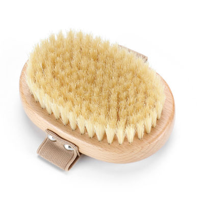 Massage Wet Bath Shower Brush Organic Vegan Sisal Body Dry Brushing Brush