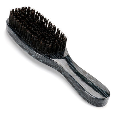 360 Soft Boar Bristle Brush For Men Marbling Beech Long Handle