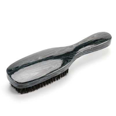 360 Soft Boar Bristle Brush For Men Marbling Beech Long Handle