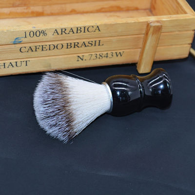 Abeis Travel Shaving Brush White Nylon Hair And ABS Handle Beard Soap Brush