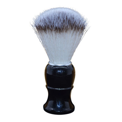Abeis Travel Shaving Brush White Nylon Hair And ABS Handle Beard Soap Brush