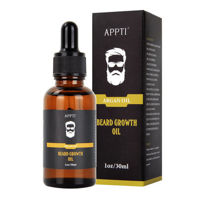 Men's Personal Care Organic Argan Oil For Beard Growth With Roller