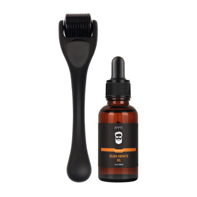 Men's Personal Care Organic Argan Oil For Beard Growth With Roller