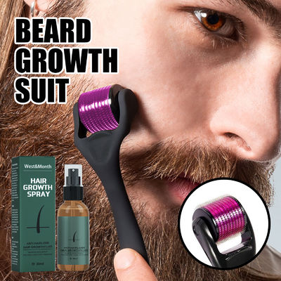 100% Natural Mustache Growth Oil 30ml Beard Growth Roller Kit For Men Sample Provided