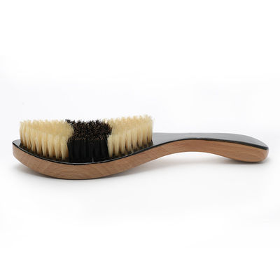 Boar Bristle Long Handle360 Wave Brush Hard Custom Logo Hair Brush For Men